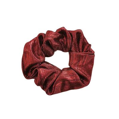 China Autumn And Winter Glitter Fancy Attractive Retro Scrunchie Headband Large Intestine Elastic Hair Ring for sale