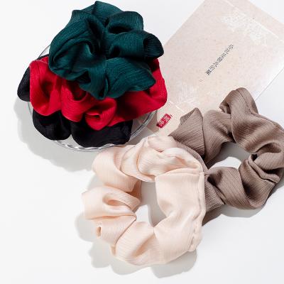 China Hair Scrunchies Latest Designs Elastic Hair Band Fashion Cute Summer Elastic Hair Bands Stylish Girls for sale