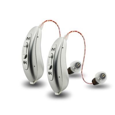 China Digital Processing Digital 4 Channels Hearing Aids With Slim Tube for sale