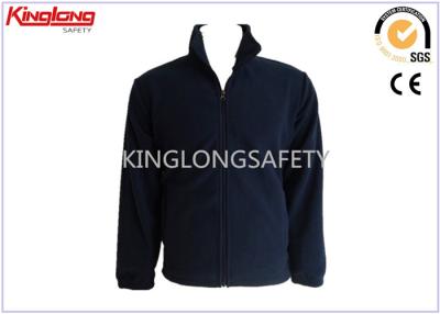 China High Collar Windproof Warm Polar Fleece Jacket Hooded Workwear Jacket for sale