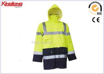 Cina Multi rivestimenti riflettenti fluorescenti S/m./L del lavoro di inverno della tasca con incappucciato in vendita