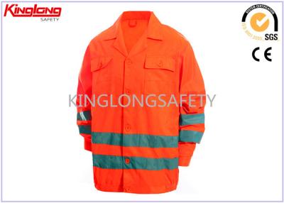 Cina Alto vestito respirabile riflettente fluorescente arancio degli abiti da lavoro di visibilità per l'adulto in vendita