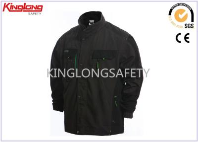 China Revestimentos exteriores do Workwear dos homens do Workwear da lona da segurança com zíper do PVC à venda