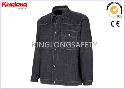 China Mann-Baumwolldenim-Arbeits-Jacken-Arbeiter-Uniform 100% XS - 3XL zu verkaufen