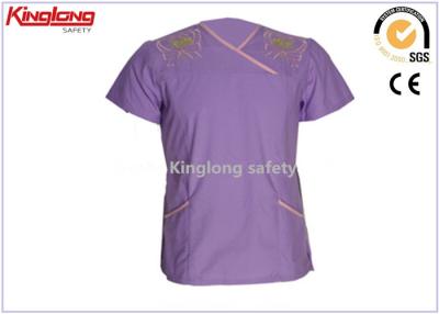 Chine La broderie pourpre soignant médical unisexe frottent les ensembles XL/XXL à vendre