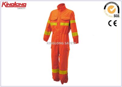 China 100% Cotton S / M / L Fire Resistant Coveralls Mechanics Overalls for sale