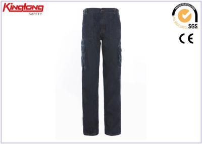 China Comfortable Cotton Casual Denim Workwear Cargo Jeans Wear Breathable for sale