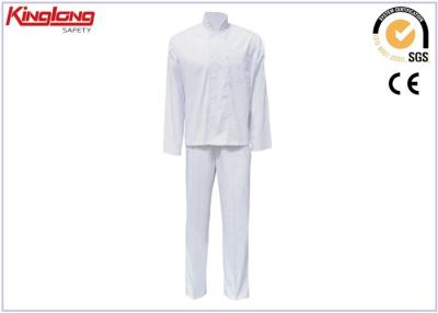 China El último uniforme del cocinero del cocinero del diseño del color blanco, ropa de encargo del cocinero en venta