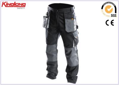 中国 膝の補強の仕事の多小型のキャンバスのズボン、炭鉱のWorkwearは喘ぎます 販売のため