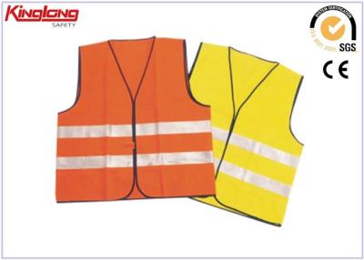 China Ladies Colorful Reflective Tape Fluorescent Safety Vest Waterproof , Anti - Shrink for sale