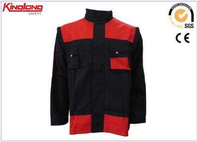 China Chaquetas polivinílicas al aire libre del uniforme del algodón de s de los hombres ‘para los trabajadores, 190GSM o 240GSM en venta