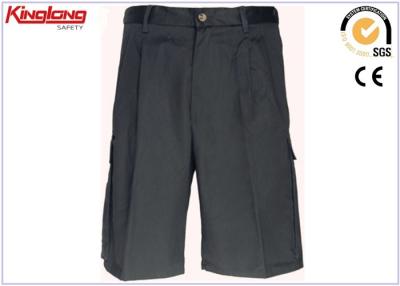 Cina Gli shorts casuali di svago comodi, Zipper gli shorts neri del carico per gli uomini in vendita