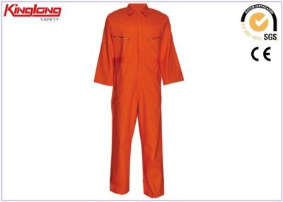 China Cotton proban fabric spring Fire Resistant Coveralls bright orange color for sale