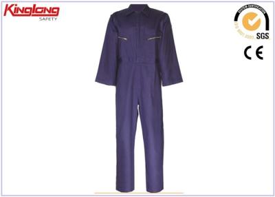 China Anti static buttons flame resistant coveralls , plus size durable workwear for sale