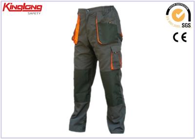 China Polycotton Construction Cargo Work Trousers , Durable Canvas Fabric for sale