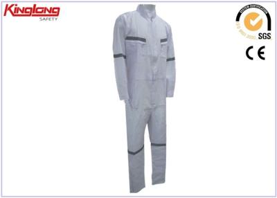 Chine Uniformes fonctionnants de combinaison de coton de polyester avec les bandes réfléchies à vendre