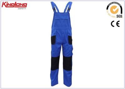 China Colorful light blue workwear Bib Pants with oxford fabric , classic type for sale