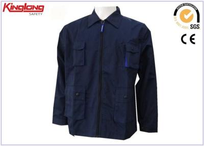 China Dark blue Work Pants And Shirts normal style workwear jackets unisex for sale