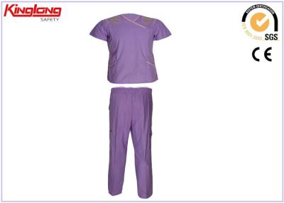 China La camisa de la impresión de la PC 2 y los uniformes del hospital de los pantalones, médicos friega la ropa para la enfermera en venta