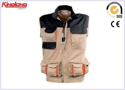 China De Combinatie het Werk Gepersonaliseerd hallo Vis Vest Multipocket For Men van de drukkleur Te koop