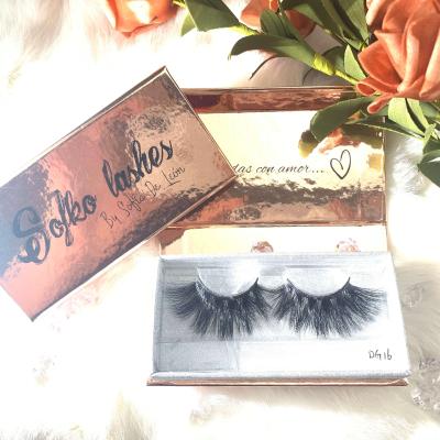 China OEM Private Label Packing Box Soft Individual Vendor Cruelty Free Lint False 3d Mink Eyelashes False Eyelashes for sale