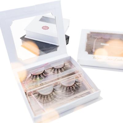 China 3D Effect 100% Mink Fur Lashes Handmade 3d Mink Eyelash Lashes Custom Packaging for sale