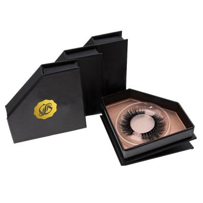 China 3D 3d effect mink eye lashes custom logo eyelash private label eyelash packaging box for sale