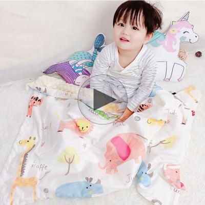 China PORTABLE Animal Baby Dot Minky Blanket Double Side Printing Designs for sale