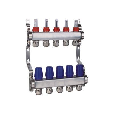 China Durable Stainless Steel 304 Manifold Nickel Plated Distribution Manifold Threaded for sale