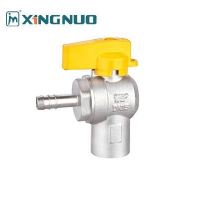 China Female Threaded Gas Ball Valve Customized Brass Gas Ball Valve Nickel Plated Gas Valve Handle Aluminium for sale