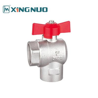 China vrouwelijke en vrouwelijke draad 1 inch F1 X F1 Inch Gas Ball Valve Brass Vrouwelijke Ball Valve slijtvast Nickelgeplatte Te koop