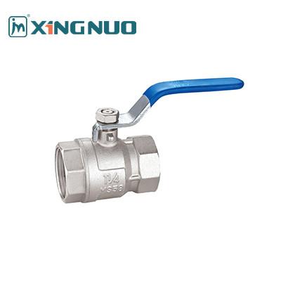 China Nickel Plating Brass Ball Valve 100% Leak Tested CNC For Normal Temp Water Or Air for sale