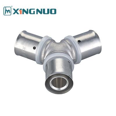 China Accesorios para tubos de latón de larga duración cromados Adaptador para el codo igual 16MM 25MM 32MM PEX Accesorios de latón para PEX en venta