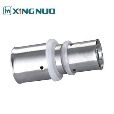 China 1.5 Mpa Cromeado de latão Cotovelo feminino para abastecimento de água PEX Acessórios de latão Sliver 16-32MM igual Socket PEX Press Fitti à venda