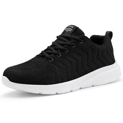 China Cushioning Mens Fashion Sneakers Sports Comfortable Breathable Mesh Running Walking Shoes Casual Summer Large Size Light Weight for sale