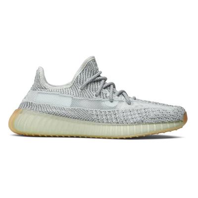 China Cushioning Reflective Yeezy 350 V2 Yeshaya Gray Men's Running Shoes Breathable 1:1 Casual Sneakers Women High Quality With Logo And Box for sale