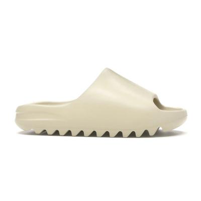 China Original Yeezy Slide Bone FW6345 Quality Pure Yeezy EVA Foam Cushioning Plush Yeezy Women Men Casual Slippers With Logo And Box for sale