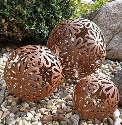 China Europe Garden Ball Metal Opens Globe Stainless Steel Decorative Outdoor Sculpture For Outdoor for sale