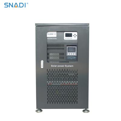 China SNADI factory 10KW 12KW 15KW 20KW Pure sine wave inverter with charger for solar energy system for sale