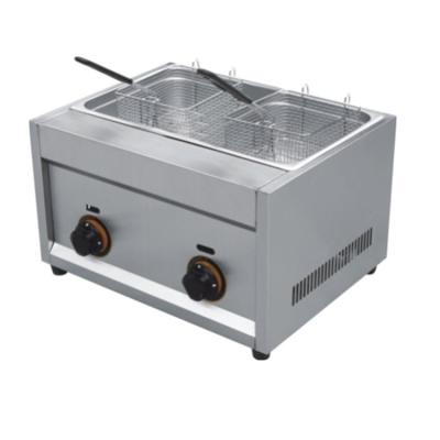 China Widely Used Hotels Top Quality Countertop Propane Lpg / Nature Gas Deep Fryer Deep Fryer for sale