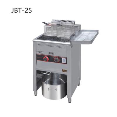 China Durable Hotels And Popular Gas Power Double Floor Deep Fryer High Quality Type for sale