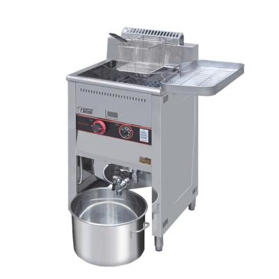 China Hotels 25L Deep Fryer Chicken Deep Fryer Commercial Gas Fryer Machine Gas Deep Fryer For Frying Chicken Fish Chips for sale