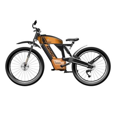 China SANTAPEX Aluminum Alloy Lithium Battery 48v 12ah 500w Fat Tire Mid Drive Mountain Ebike for sale