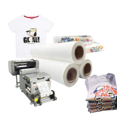 China Hot / Cold Release Pet Textiles Factory Direct Film PET Skin 75micron Thickness 30cm 60cm Dtf Factory Sale For Dtf Printing for sale