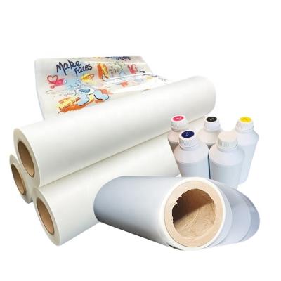 China Wholesale Apparel Crida 75um DTF Pet Film Roll To Roll DTF Transfer Film For Digital T-shirt Printer for sale