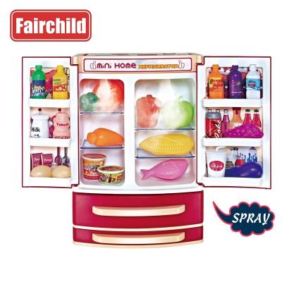 China Modern Toys Happy Cooking Sets Pretend Playset Girls Baby Children Playing Mini Kid Kitchen Refrigerator Toy for sale