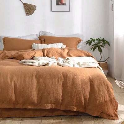 China Bed Linen Comforter Bedding Set Luxury Hotel Bed Linen Bedspread Bedspread Disposable French Linen Set for sale