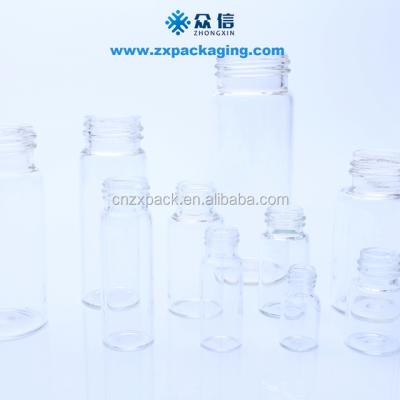 China Lab Sampler Vial Hot Sale Clear Screw Neck Borosilicate Glass Bottles Small Vials With Various Caps for sale