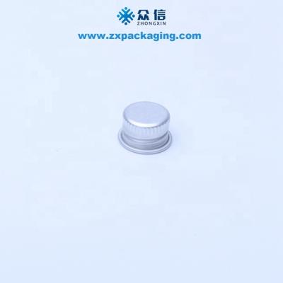 China Factory Wholesale High Quality Non Spill Aluminum Screw Cap 18/400 For Glass Tubes for sale