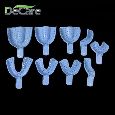 China Plastic Autoclavable Plastic Dental Impression Tray / Orthodontic Impression Tray for sale